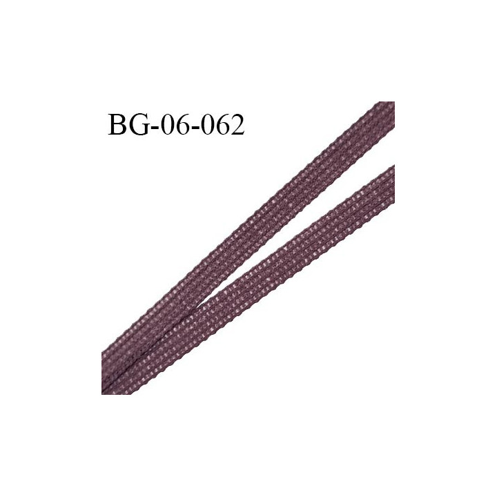Droit fil à plat 6 mm spécial lingerie et couture du prêt-à-porter couleur macchiato fabriqué en France prix au mètre