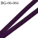 Droit fil à plat 6 mm spécial lingerie et couture du prêt-à-porter couleur violet chianti fabriqué en France prix au mètre