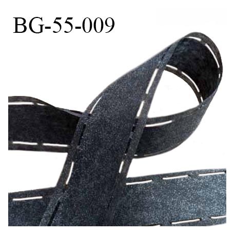 Bande thermocollant 55 mm ceinture jupe pantalon couleur gris largeur 55 mm prix au mètre