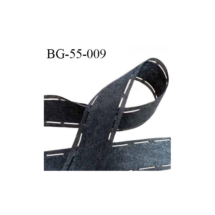 Bande thermocollant 55 mm ceinture jupe pantalon couleur gris largeur 55 mm prix au mètre