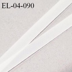 Elastique 4 mm fin spécial lingerie polyamide élasthanne couleur blanc rosé grande marque fabriqué en France prix au mètre