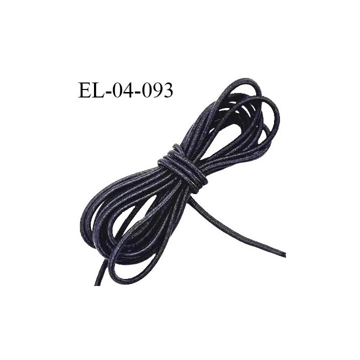 Elastique cordon 4 mm couleur gris lumineux diamètre 4 mm prix au mètre