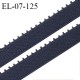 Elastique picot 7 mm lingerie couleur bleu denim largeur 7 mm haut de gamme Fabriqué en France prix au mètre