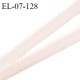 Elastique picot 7 mm lingerie couleur rose jasmin largeur 7 mm haut de gamme Fabriqué en France prix au mètre