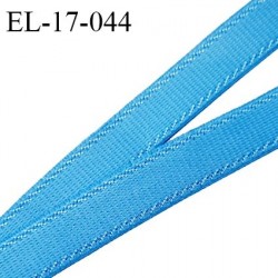 Elastique 16 mm bretelle et lingerie avec surpiqûres couleur bleu fabriqué en France pour une grande marque prix au mètre