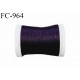 Bobine 500 m fil mousse polyamide n° 120 couleur violet foncé ou volubilis longueur de 500 mètres bobiné en France