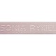 élastique de marque sonia rykiel inscription en surpiquage couleur rose pétale largeur 12 mm vendue au mètre
