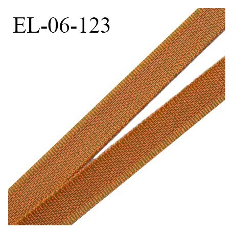 Elastique 6 mm fin spécial lingerie polyamide élasthanne couleur havane grande marque fabriqué en France prix au mètre