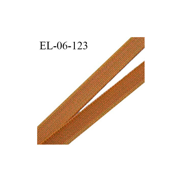 Elastique 6 mm fin spécial lingerie polyamide élasthanne couleur havane grande marque fabriqué en France prix au mètre