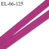 Elastique 6 mm fin spécial lingerie polyamide élasthanne couleur magenta grande marque fabriqué en France prix au mètre