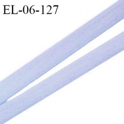 Elastique 6 mm fin spécial lingerie polyamide élasthanne couleur bleu ciel grande marque fabriqué en France prix au mètre
