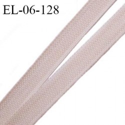 Elastique 6 mm fin spécial lingerie polyamide élasthanne couleur rose thé grande marque fabriqué en France prix au mètre