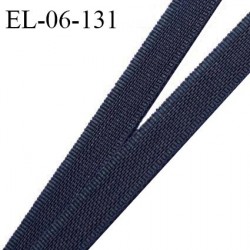 Elastique 6 mm fin spécial lingerie polyamide élasthanne couleur bleu gris ou pierre de lune fabriqué en France prix au mètre