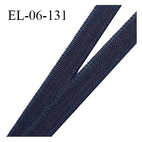 Elastique 6 mm fin spécial lingerie polyamide élasthanne couleur bleu gris ou pierre de lune fabriqué en France prix au mètre