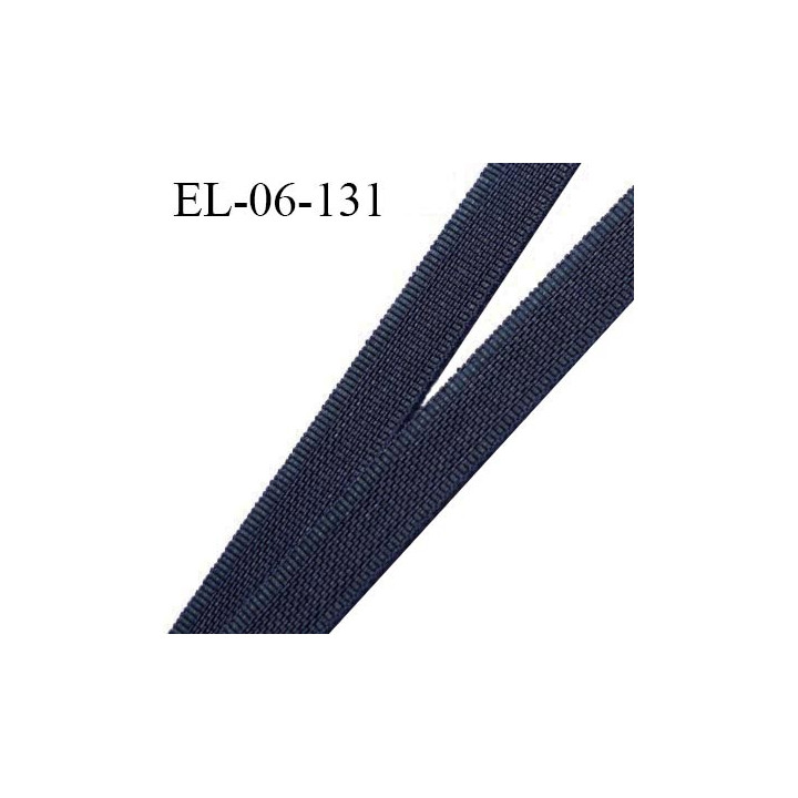 Elastique 6 mm fin spécial lingerie polyamide élasthanne couleur bleu gris ou pierre de lune fabriqué en France prix au mètre