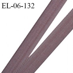 Elastique 6 mm fin spécial lingerie polyamide élasthanne couleur teck grande marque fabriqué en France prix au mètre