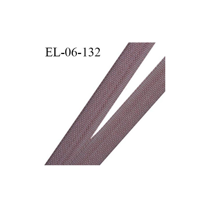 Elastique 6 mm fin spécial lingerie polyamide élasthanne couleur teck grande marque fabriqué en France prix au mètre