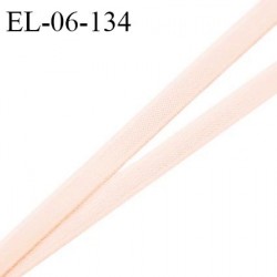 Elastique 6 mm fin spécial lingerie polyamide élasthanne couleur chair rosé grande marque fabriqué en France prix au mètre