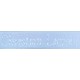 élastique de marque christian lacroix inscription en surpiquage couleur blanc largeur 10 mm vendue au mètre