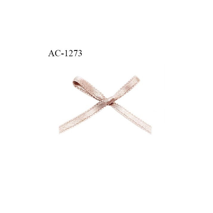 Noeud lingerie satin haut de gamme couleur dune largeur 35 mm hauteur 20 mm prix à l'unité