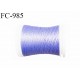 Bobine 500 m fil mousse polyamide n° 120 couleur lavande longueur de 500 mètres bobiné en France