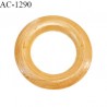 Anneau en bois vernis couleur bois clair diamètre extérieur 58 mm diamètre intérieur 33 mm épaisseur 7 mm prix à la pièce