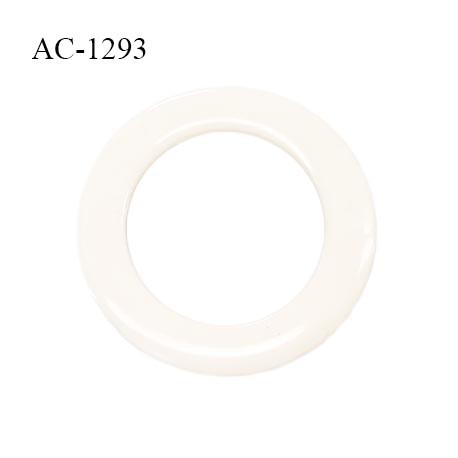 Anneau en pvc couleur naturel écru diamètre extérieur 90 mm diamètre intérieur 58 mm épaisseur 4 mm prix à la pièce