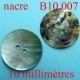 bouton 10 mm en nacre superbe