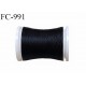 Cone 500 mètres de fil mousse n°100 polyamide fil super qualité couleur noir longueur 500 m bobiné en France