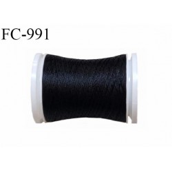 Cone 500 mètres de fil mousse n°100 polyamide fil super qualité couleur noir longueur 500 m  bobiné en France