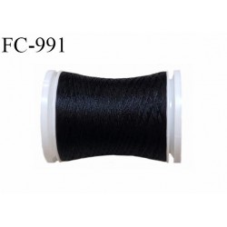 Cone 500 mètres de fil mousse n°100 polyamide fil super qualité couleur noir longueur 500 m bobiné en France