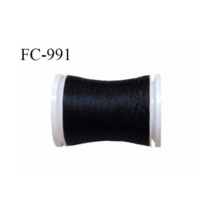 Cone 500 mètres de fil mousse n°100 polyamide fil super qualité couleur noir longueur 500 m  bobiné en France