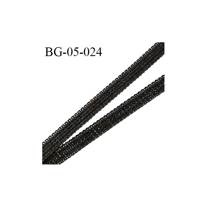 Droit fil à plat 5 mm fin spécial lingerie et couture du prêt-à-porter couleur noir prix pour un rouleau de 25 mètres