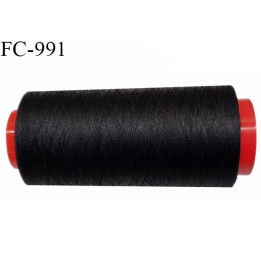 Cone 2000 mètres de fil mousse n°100 polyamide fil super qualité couleur noir longueur 2000 m  bobiné en France