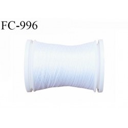 Bobine 250 mètres de fil mousse n°80 polyamide fil super qualité couleur blanc longueur 250 m  bobiné en France