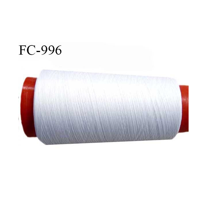 Cone 5000 mètres de fil mousse n°80 polyamide fil super qualité couleur blanc longueur 5000 m  bobiné en France