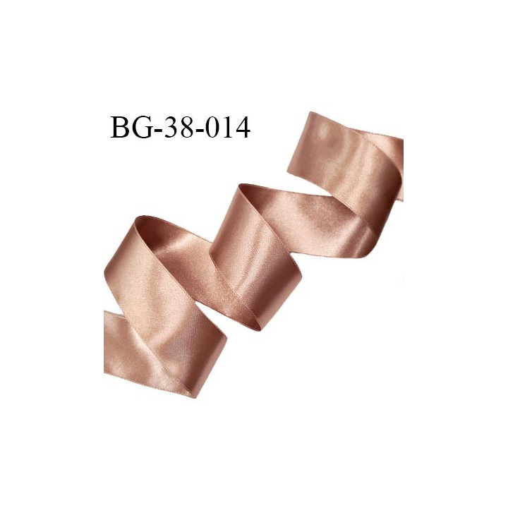 Galon ruban satin 38 mm couleur bronze satin double face largeur 38 mm prix au mètre