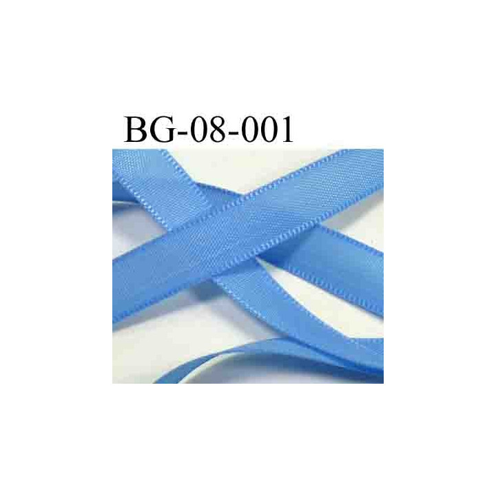biais galon largeur 8 mm couleur bleu vendu au mètre