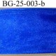 biais galon ruban couleur bleu brillant lumineux largeur 25 mm polyamid vendu au mètre