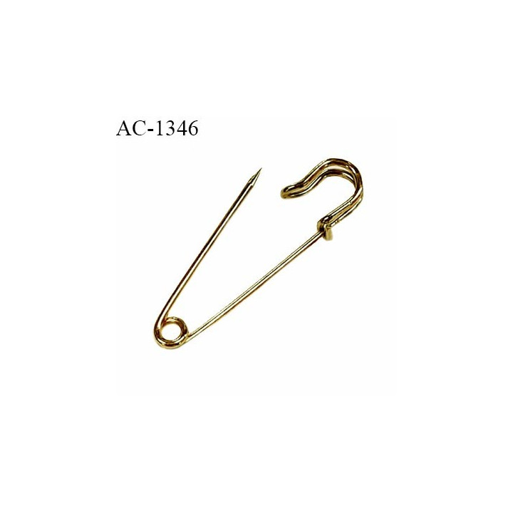 Epingle kilt métal couleur or épingle pour kilt et autres longueur 5 cm largeur 1.5 cm prix à l'unité