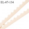 Elastique picot 7 mm lingerie couleur beige rosé ou lame largeur 7 mm haut de gamme Fabriqué en France prix au mètre