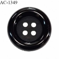 Bouton 54 mm pvc couleur noir 4 trous diamètre 54 mm épaisseur 7 mm prix à la pièce