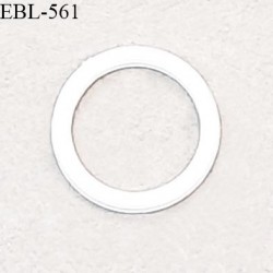 Anneau de réglage 10 mm en pvc couleur blanc diamètre intérieur 10 mm diamètre extérieur 13 mm épaisseur 2 mm prix à l'unité