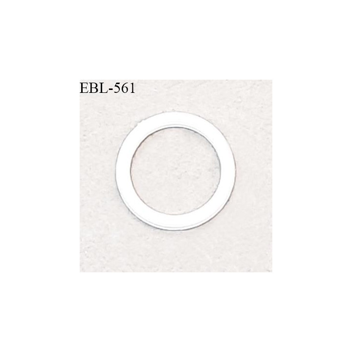 Anneau de réglage 10 mm en pvc couleur blanc diamètre intérieur 10 mm diamètre extérieur 13 mm épaisseur 2 mm prix à l'unité