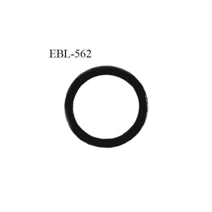 Anneau en métal 10 mm laqué noir satiné pour soutien gorge diamètre intérieur 10 mm prix à l'unité haut de gamme