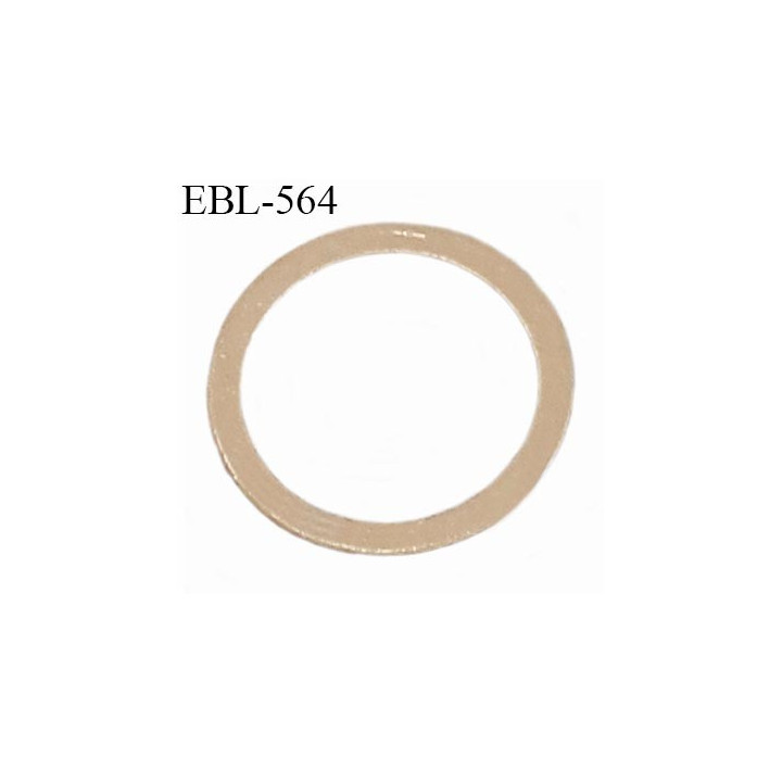 Anneau en métal plat 10 mm laqué chair peau brillant pour soutien gorge diamètre intérieur 10 mm prix à l'unité haut de gamme