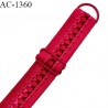 Bretelle lingerie SG 19 mm très haut de gamme couleur rouge fusion avec 1 barrette et 1 anneau longueur 30 cm prix à l'unité