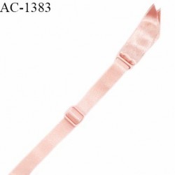 Jarretelle haut de gamme avec ruban satin couleur rose poudré fabriqué en France prix à la pièce