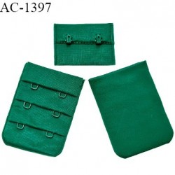 Agrafe 40 mm attache SG haut de gamme couleur vert 3 rangées 2 crochets fabriqué pour une grande marque prix à l'unité
