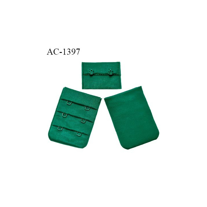 Agrafe 40 mm attache SG haut de gamme couleur vert 3 rangées 2 crochets fabriqué pour une grande marque prix à l'unité